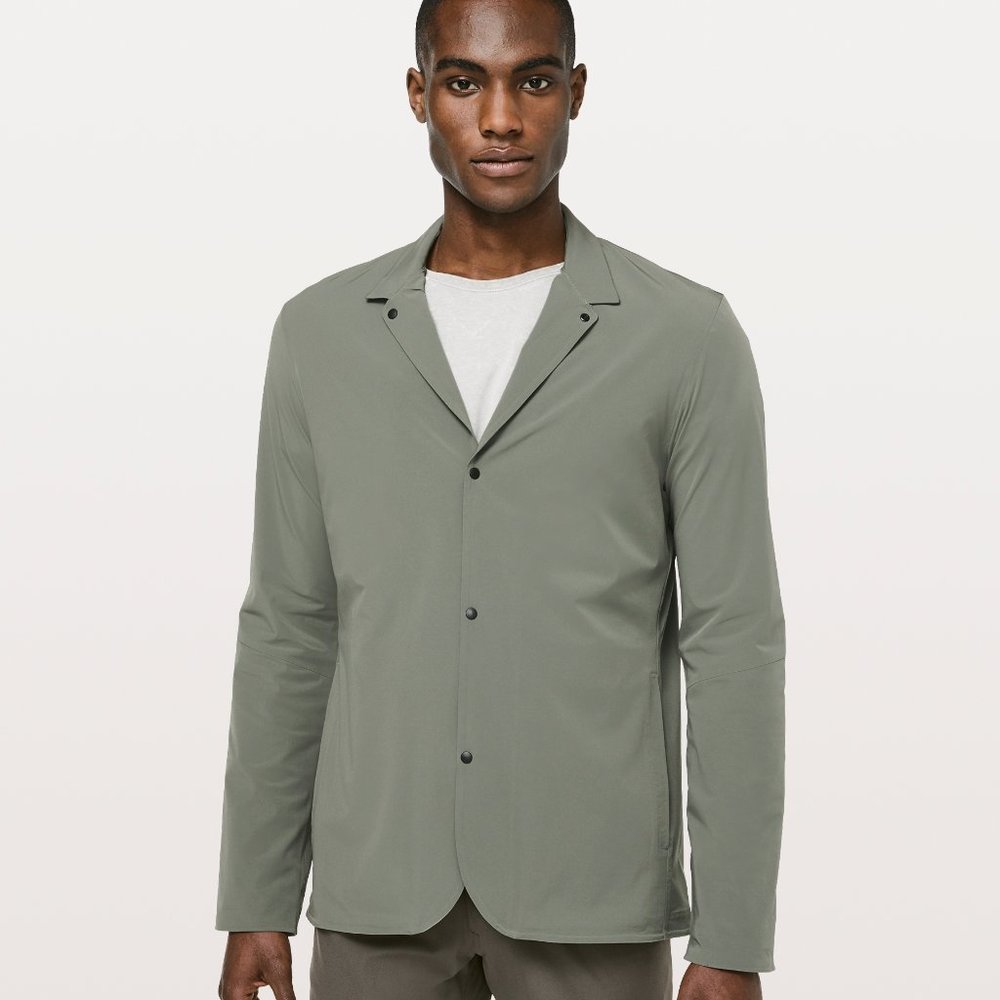 Lululemon RARE Parkway Light Blazer M Grey/Sage